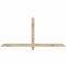 Ekena Millwork Eugene Rough Sawn Timber Gable Bracket, Douglas Fir, 84"W x 38"H x 4"D x 4"F, 11/12 Pitch GBW084X38X0404EUG00RDF - alternate 1